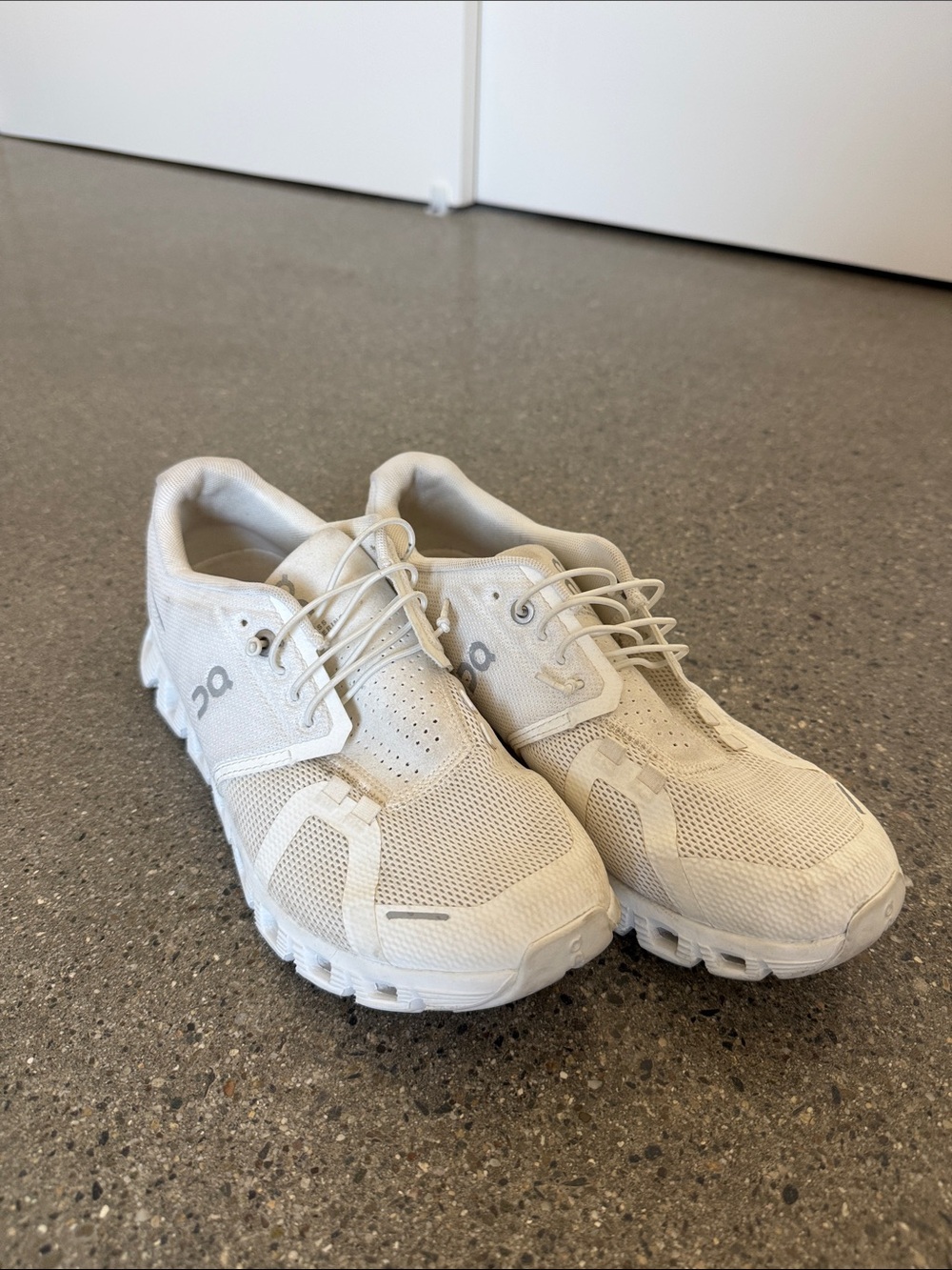 On Cloud Women's Athletic Shoes in Off-White